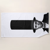Abraham Lincolnpräsidentenmode-Aussage Strandtuch (Vorderseite)