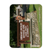 Abraham Lincolns Boyhood Zuhause Magnet (Vertikal)