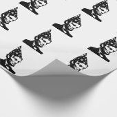 Abraham Lincolns Geburtstag Geschenkpapier (Ecke)