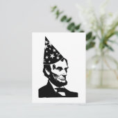 Abraham Lincolns Geburtstag Postkarte (Stehend Vorderseite)