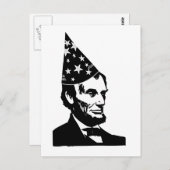 Abraham Lincolns Geburtstag Postkarte (Vorne/Hinten)