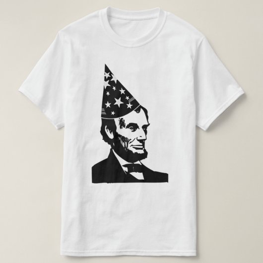 Abraham Lincolns Geburtstag T-Shirt (Design vorne)
