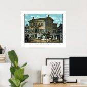 Abraham Lincolns Return-Zuhause Poster (Heimbüro)