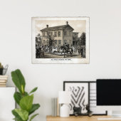 Abraham Lincolns Zuhause Poster (Heimbüro)