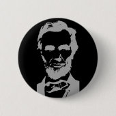 Abraham- LincolnSilhouette Button (Vorderseite)