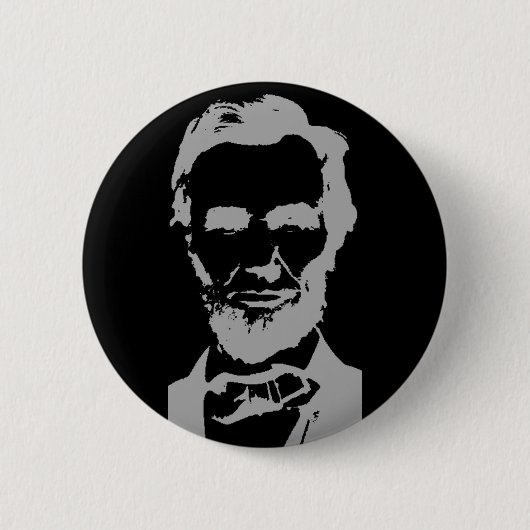 Abraham- LincolnSilhouette Button (Vorderseite)