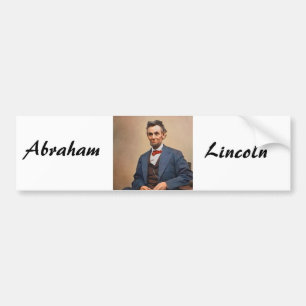 Abraham Lincolon Autoaufkleber