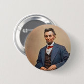 Abraham Lincolon Button (Vorne & Hinten)