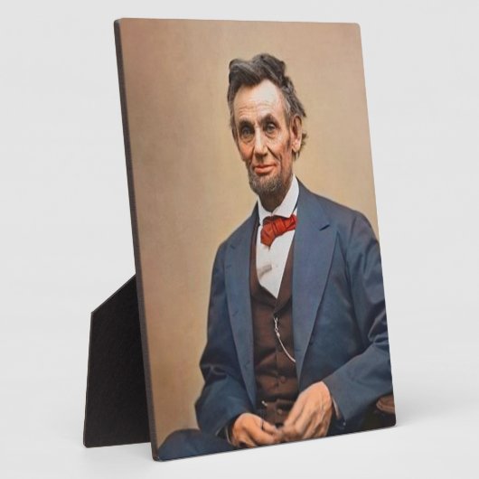 Abraham Lincolon Fotoplatte (Seite)