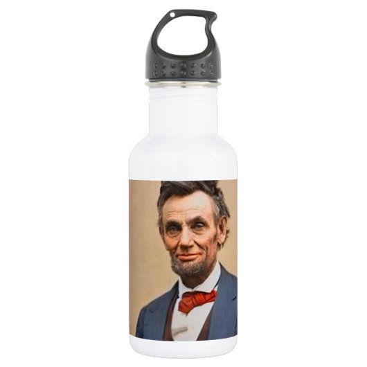 Abraham Lincolon Trinkflasche (Vorderseite)