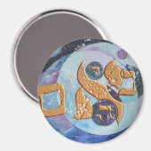 Abraham Magnet (Vorderseite/Rückseite)