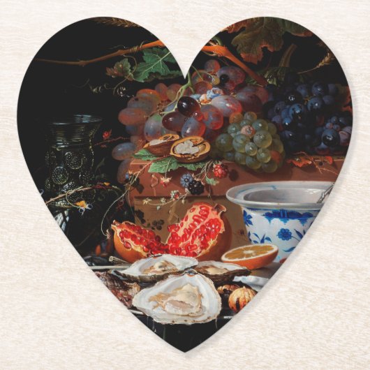 Abraham Mignon Fruits and oysters Untersetzer (Vorderseite)