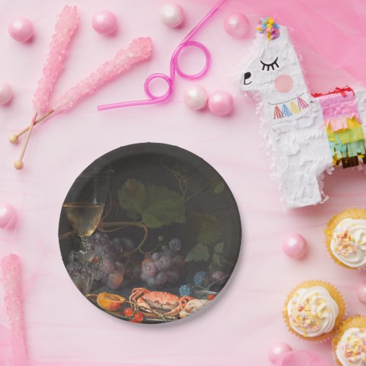 Abraham Mignon - immer noch Leben mit Krabben Pappteller (Party)