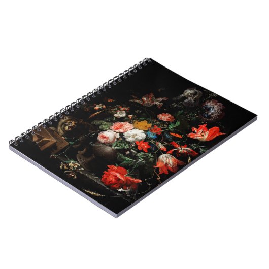 Abraham Mignon The Overwente Bouquet. floral Notizblock (Linke Seite)