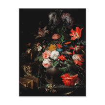 Abraham Mignon The Overwente Bouquet. floral