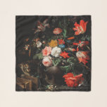 Abraham Mignon The Overwente Bouquet. floral Schal<br><div class="desc">Abraham Mignon "The Overturn Bouquet" Schal. Blütenschwarze Renaissancekunst.</div>