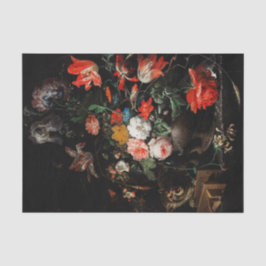 Abraham Mignon The Overwente Bouquet. floral Seidenpapier