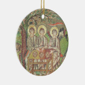 Abraham mit den Engeln (Mosaik) Keramikornament (Rechts)