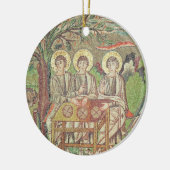 Abraham mit den Engeln (Mosaik) Keramikornament (Links)