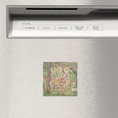 Abraham mit den Engeln (Mosaik) Magnet (In Situ (Geschirrspüler))