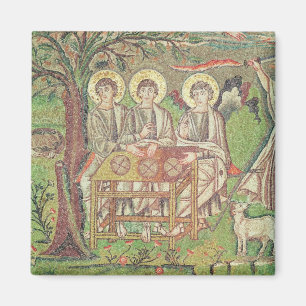 Abraham mit den Engeln (Mosaik) Magnet