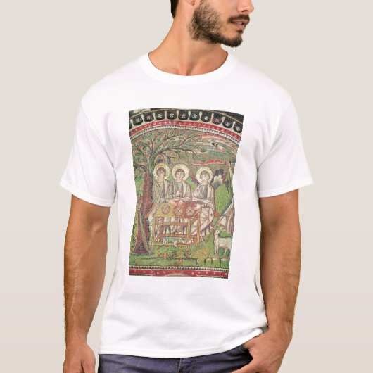 Abraham mit den Engeln (Mosaik) T-Shirt (Vorderseite)