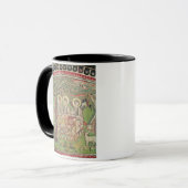 Abraham mit den Engeln (Mosaik) Tasse (Vorderseite Links)