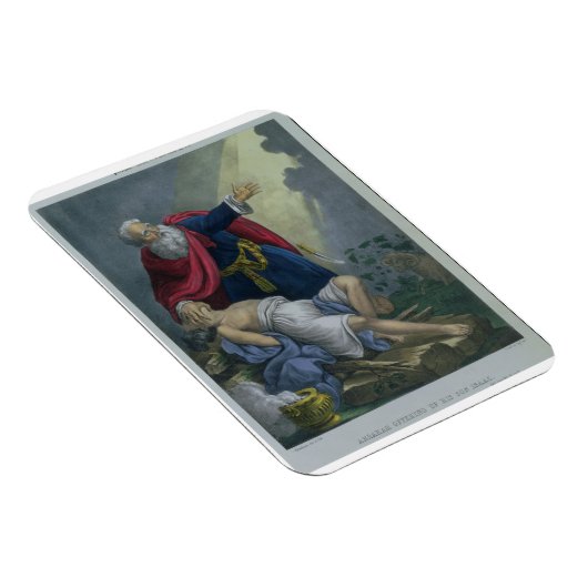 Abraham Offering Up Son Isaac, from a Bible pr Magnet (Rechte Seite)
