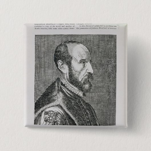 Abraham Ortelius Button (Vorderseite)