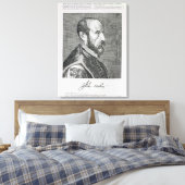Abraham Ortelius Leinwanddruck (Insitu (Schlafzimmer))