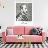Abraham Ortelius Leinwanddruck (Insitu (Wohnzimmer))