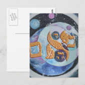 Abraham Postkarte (Vorne/Hinten)