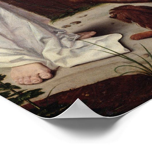 Abraham, Sara und Angel, c.1520 Poster (Ecke)