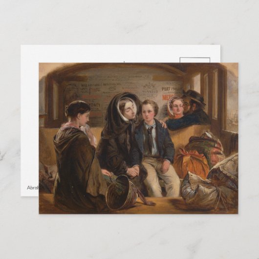 Abraham Solomon - The Parting CC0197 Postcard Postkarte (Vorne/Hinten)