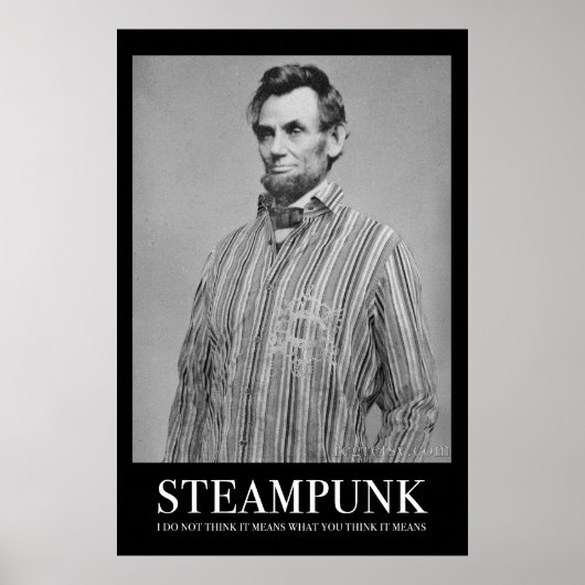 Abraham Steampunk Poster (Vorne)