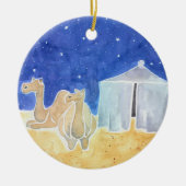 Abraham Tent und Camels Jesse Tree Keramik Ornament (Vorne)