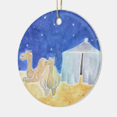 Abraham Tent und Camels Jesse Tree Keramik Ornament (Links)