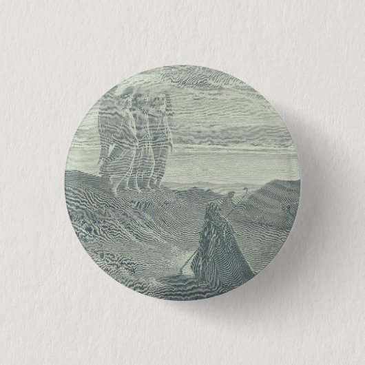 Abraham und die drei Engel Button (Vorderseite)