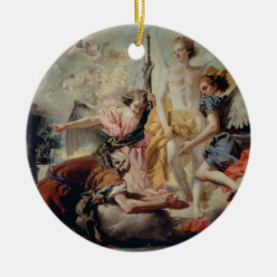 Abraham und die drei Engel Keramik Ornament