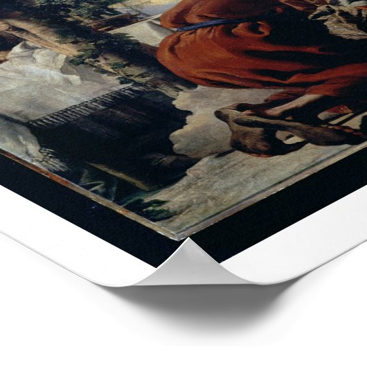 Abraham und die drei Engel Poster (Ecke)