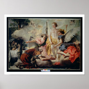 Abraham und die drei Engel Poster