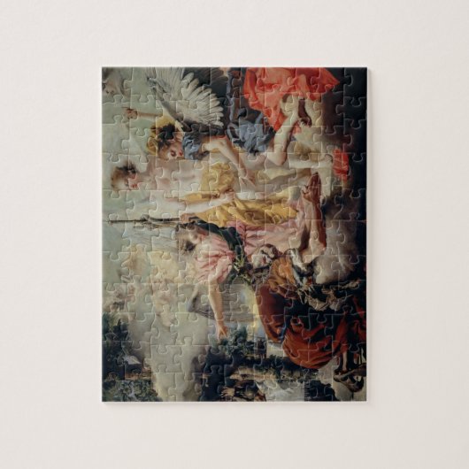 Abraham und die drei Engel Puzzle (Vertikal)