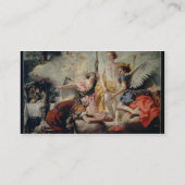 Abraham und die drei Engel Visitenkarte (Rückseite)