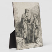 Abraham und Isaac Fotoplatte (Seite)
