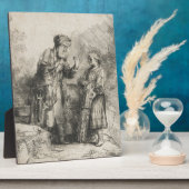 Abraham und Isaac Fotoplatte (Seite)