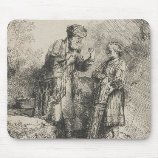 Abraham und Isaac Mousepad (Vorne)