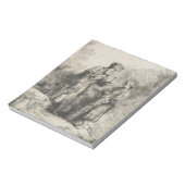 Abraham und Isaac Notizblock (Rotiert)