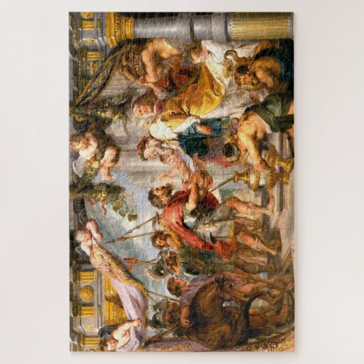 Abraham und Melchizedek, Rubens Art Jigsaw Puzzle (Vertikal)