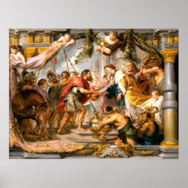 Abraham und Melchizedek - Rubens Fine Art Poster