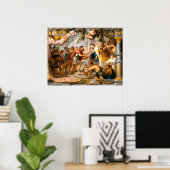 Abraham und Melchizedek - Rubens Fine Art Poster (Heimbüro)